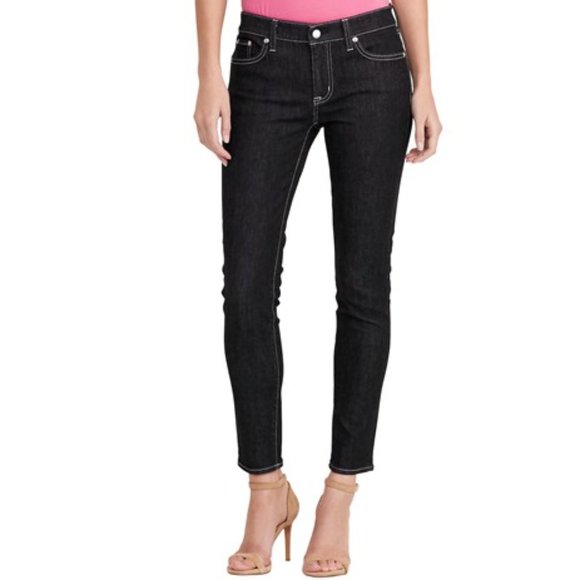 RALPH LAUREN Premier Skinny Ankle Jeans (18) - Picture 2 of 9